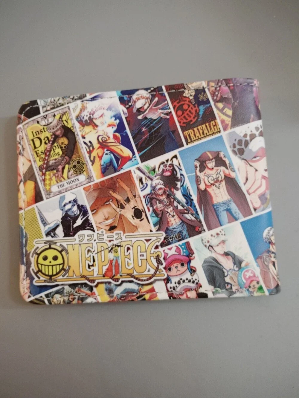 New one piece Trafalgar law anime manga leather wallet